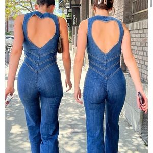 Revice Denim heartthrob jumpsuit